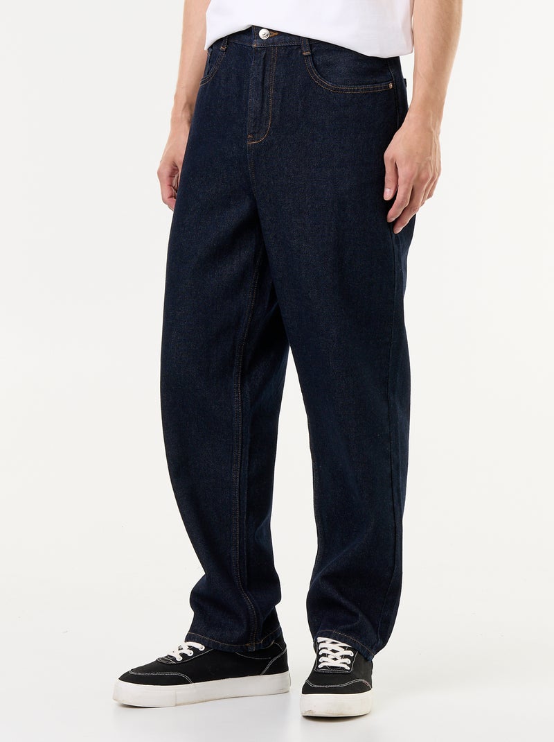 Jean coupe large / relaxed fit Bleu - Kiabi
