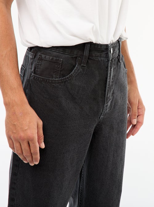 Jean coupe large / wide leg 5 poches - Kiabi
