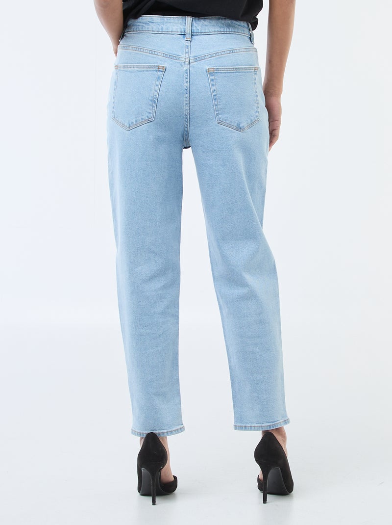 Jean coupe mom - L28 Bleu - Kiabi
