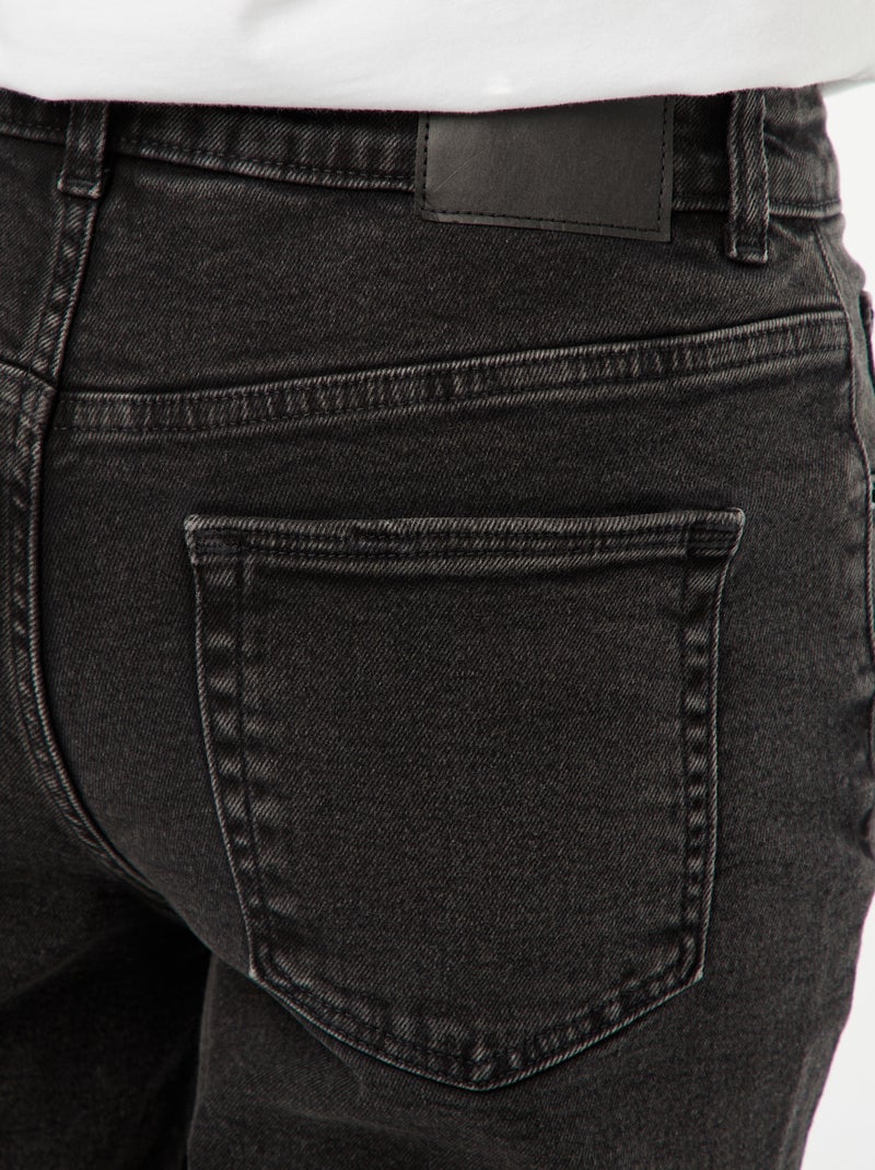 Jean coupe mom - L30 Noir - Kiabi