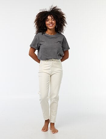 Jean coupe mom - L32