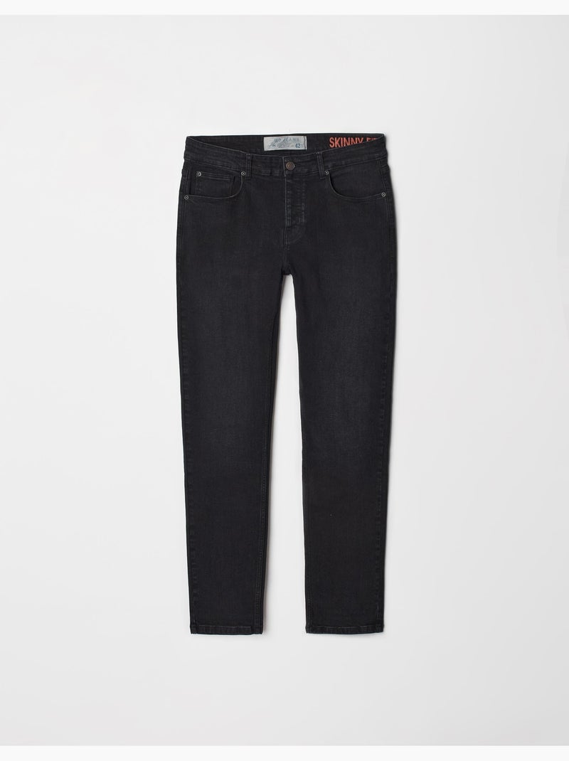 Jean coupe skinny Noir - Kiabi