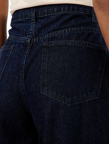 Jean coupe wide leg à 5 poches