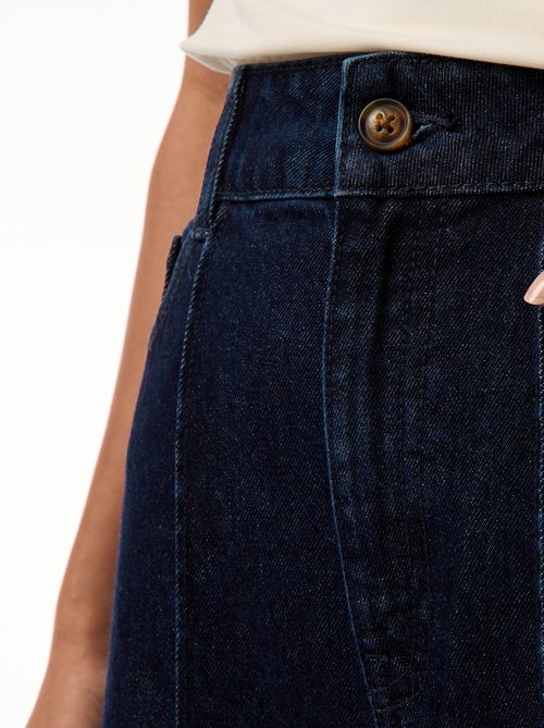 Jean coupe wide leg à 5 poches - Kiabi