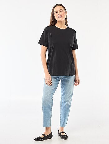 Jean de maternité coupe mom