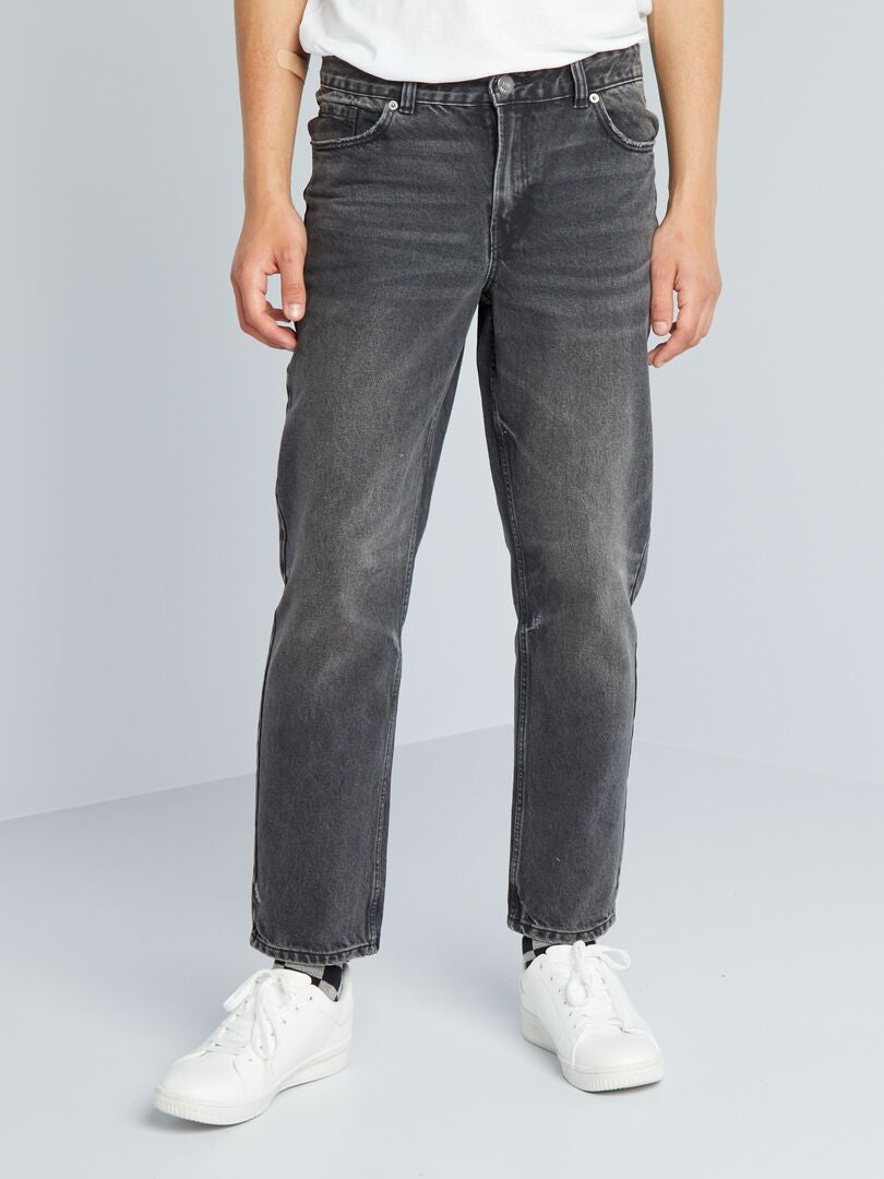Jean AMIRI PlaidMX2 Noir Vieilli Taille 34x34 - Denim Stretch, Fait Main, Neuf Avec étiquettes