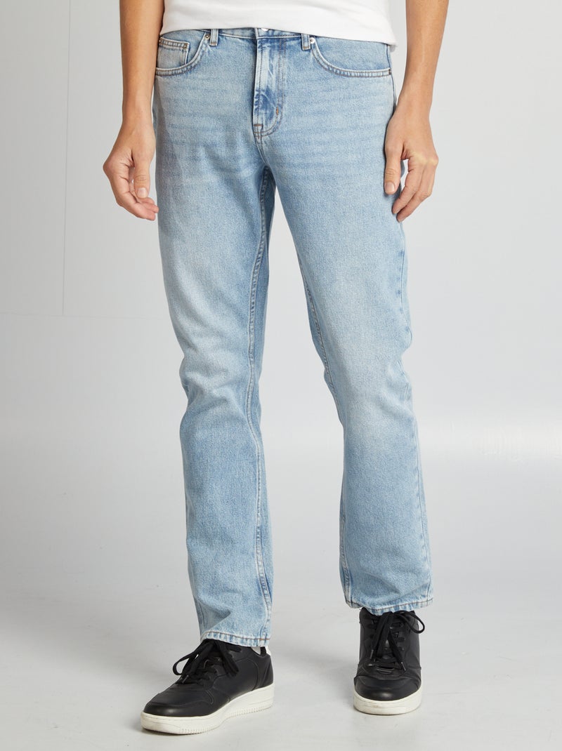 Jean droit - L32 Double stone - Kiabi