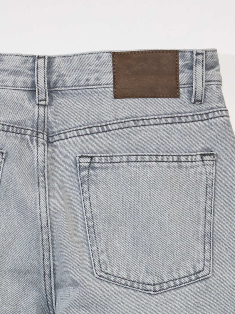 Jean droit - L32 Gris clair - Kiabi