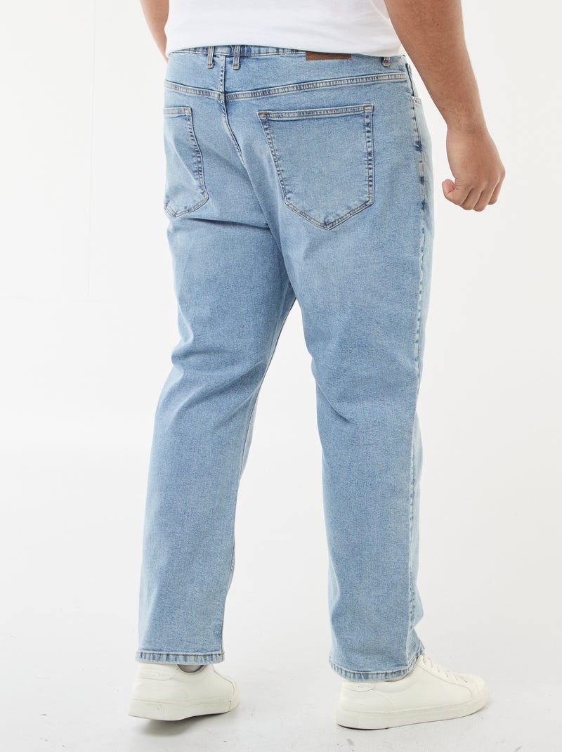 Jean droit à 5 poches - L30 Double stone - Kiabi