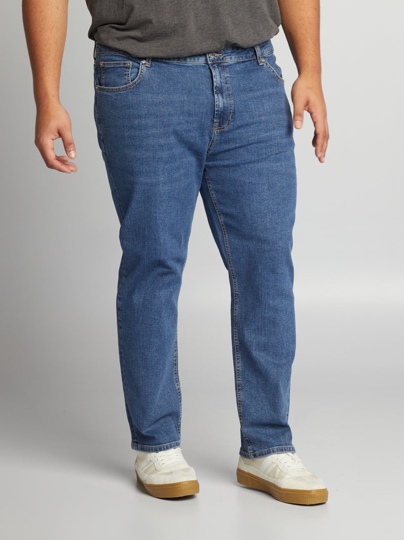 Jean droit à 5 poches - L30 Stone - Kiabi