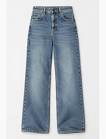 Jean droit à jambe large en denim hiccup