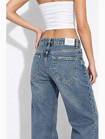 Jean droit à jambe large en denim hiccup