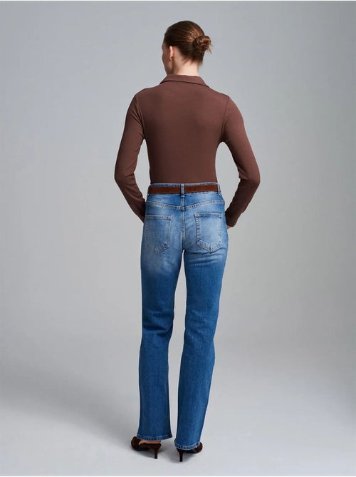 Jean droit à taille basse dilvin - Kiabi Jean droit à taille basse dilvin - Kiabi