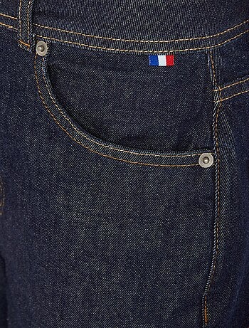 Jean droit à taille haute - Fabriqué en France