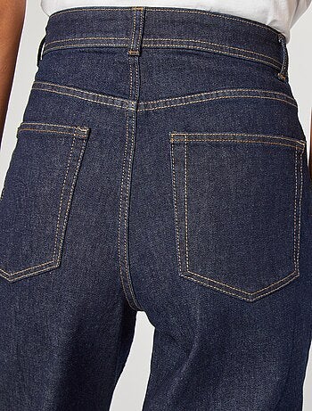 Jean droit à taille haute - Fabriqué en France