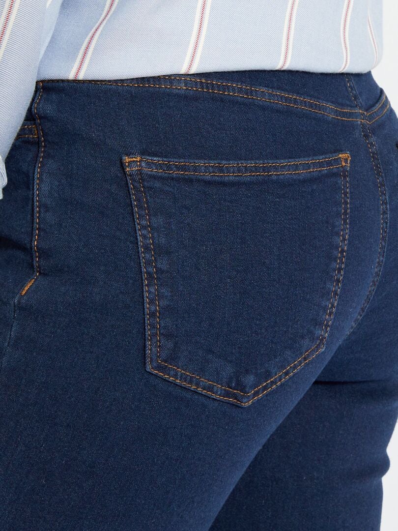 Jean droit à taille haute - L30 Brut - Kiabi
