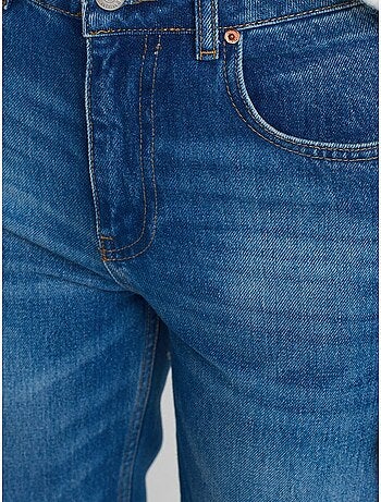 Jean droit en coton à taille haute dilvin