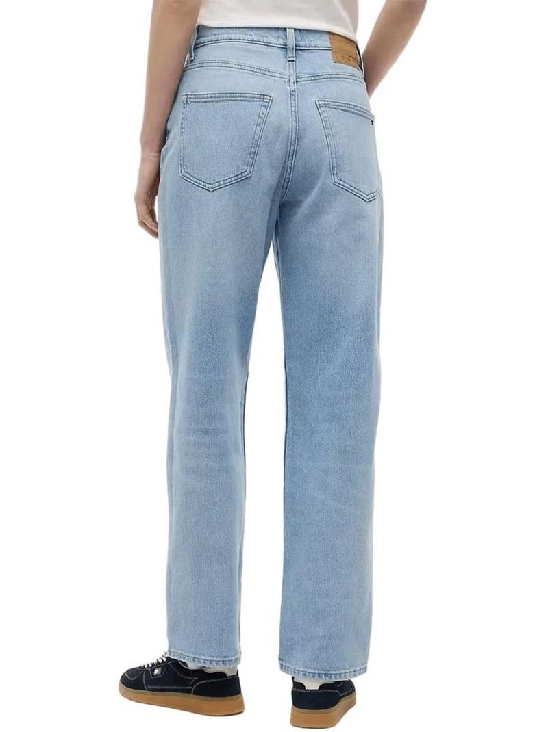 Jean droit femme tommy hilfiger Bleu - Kiabi