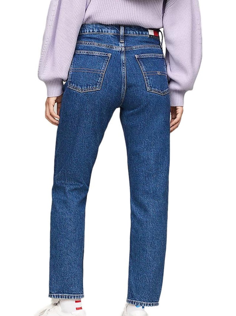 Jean Droit Femme Tommy Hilfiger Bleu - Kiabi