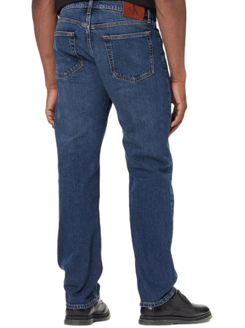 Jean Droit Homme Calvin Klein Jeans Bleu - Kiabi