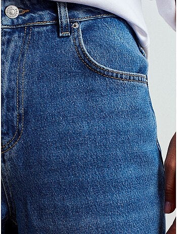 Jean en denim à taille haute et jambe large dilvin