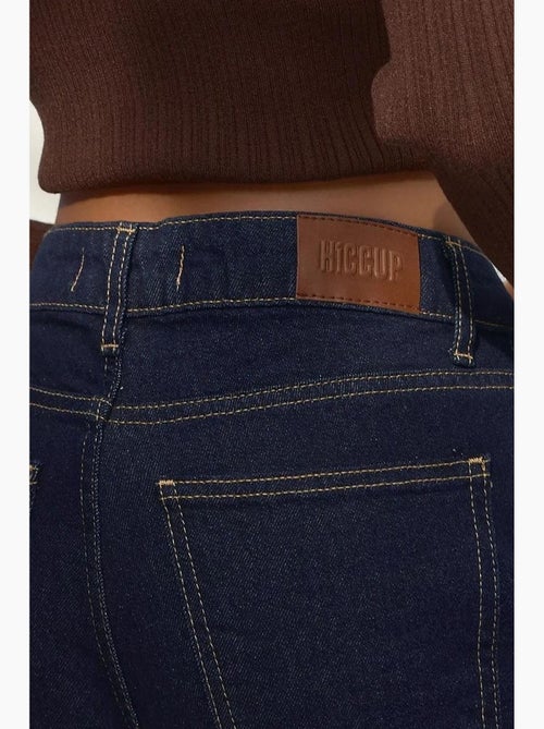 Jean en denim taille haute à jambe droite hiccup - Kiabi