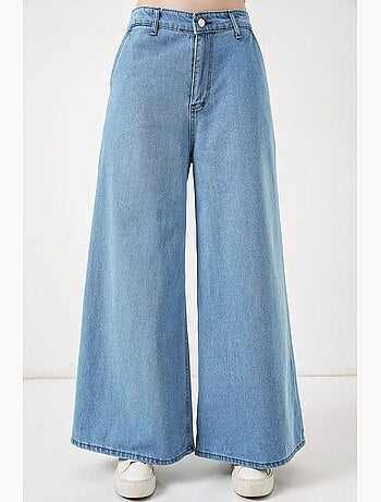 Jean en denim taille haute et jambes larges bdart