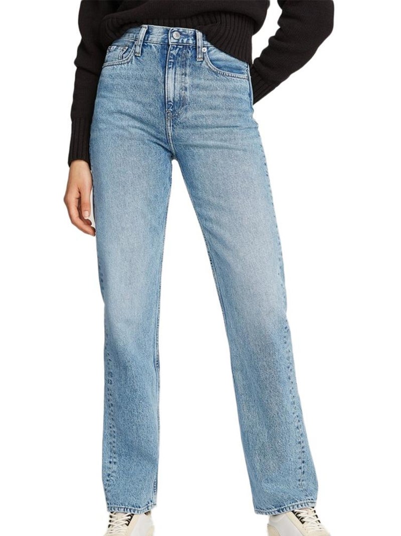 Jean Femme Calvin Klein Jeans Bleu - Kiabi