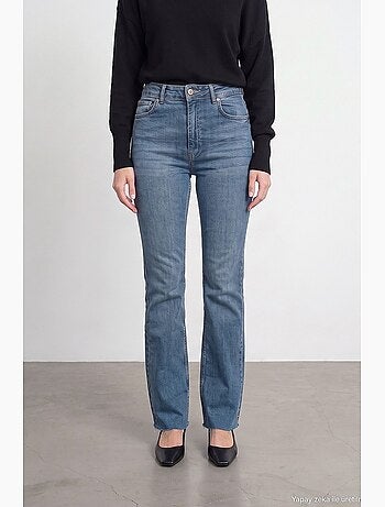 Jean femme coupe droite dilvin