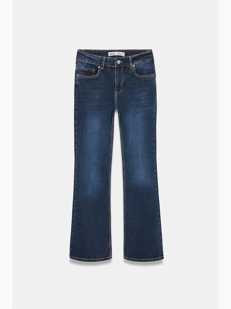 Jean femme dilvin Bleu outremer - Kiabi