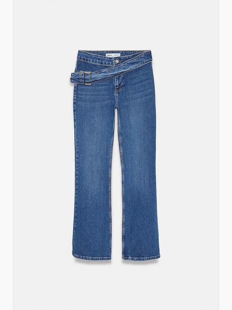 Jean femme dilvin Bleu saphir - Kiabi