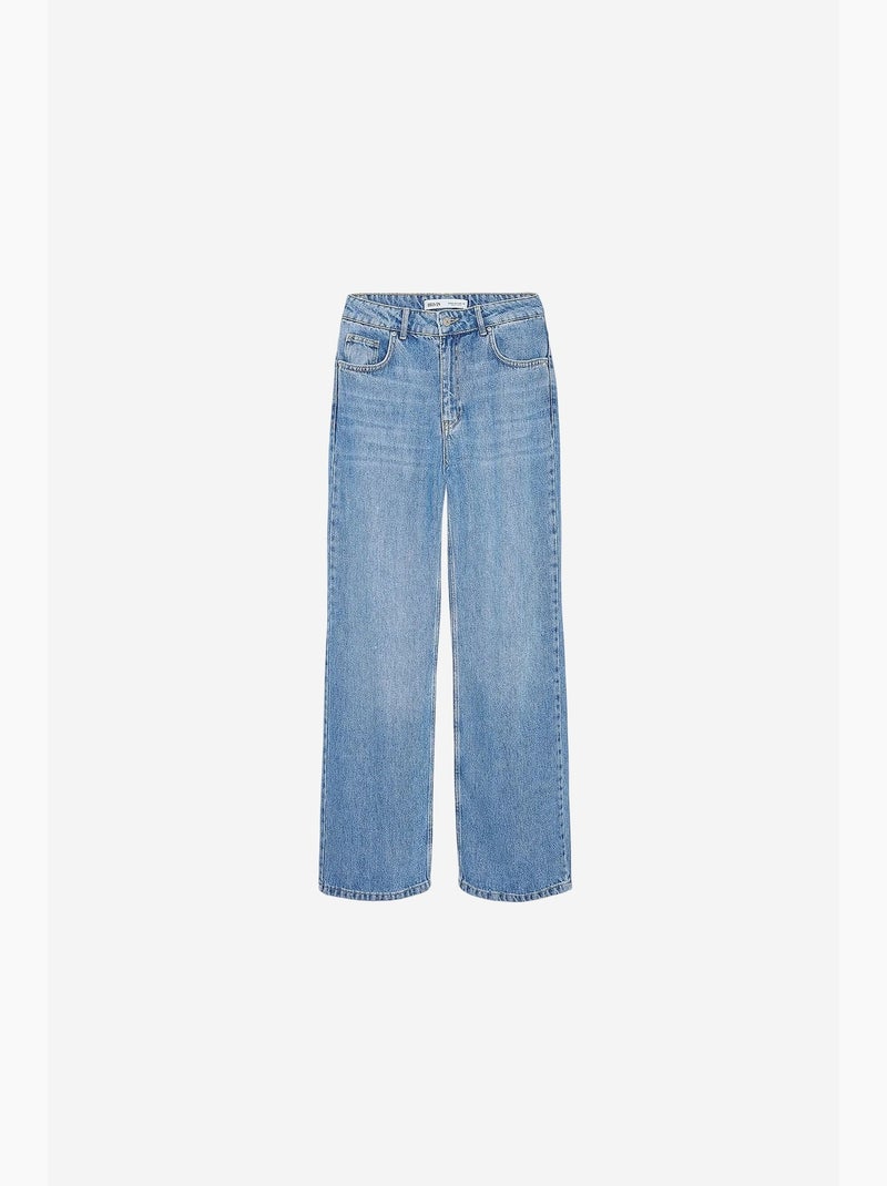 Jean femme dilvin Bleu saphir - Kiabi