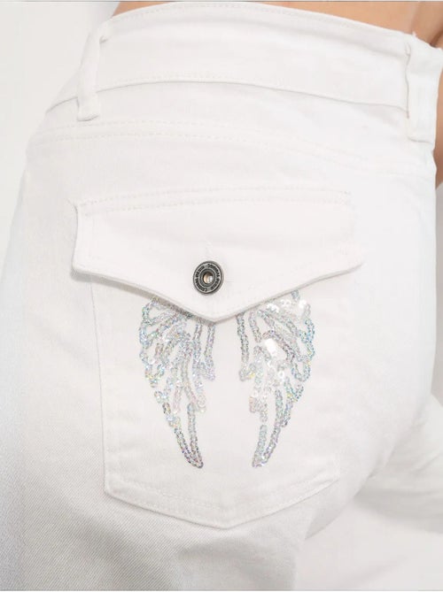 Jean femme en coton bdart - Kiabi Jean femme en coton bdart - Kiabi