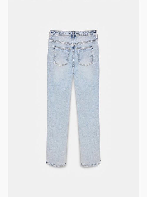 Jean femme taille haute à jambe droite dilvin - Kiabi Jean femme taille haute à jambe droite dilvin - Kiabi