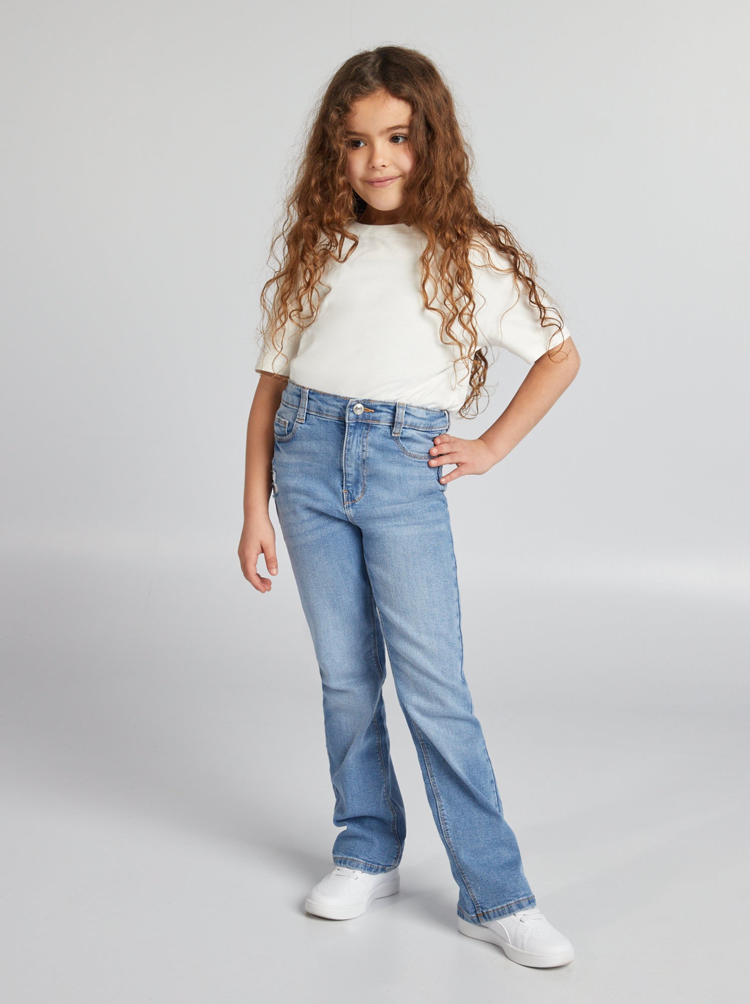 Jean flare fille