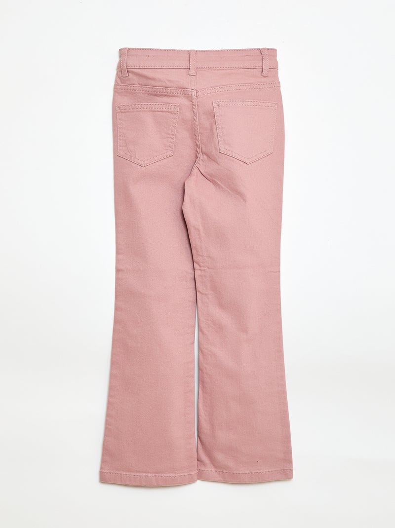 Jean flare classique Rose - Kiabi