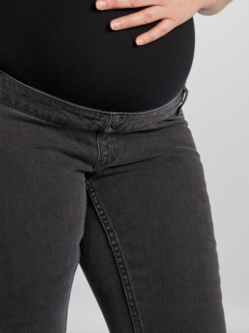 Jean flare de maternité Gris - Kiabi