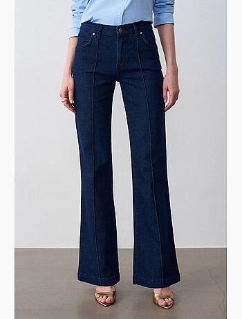 Jean flare taille haute dilvin