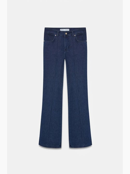 Jean flare taille haute dilvin - Kiabi Jean flare taille haute dilvin - Kiabi
