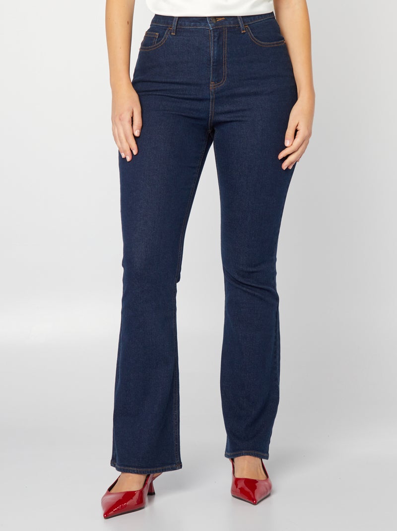 Jean flare/bootcut - L30 Bleu - Kiabi
