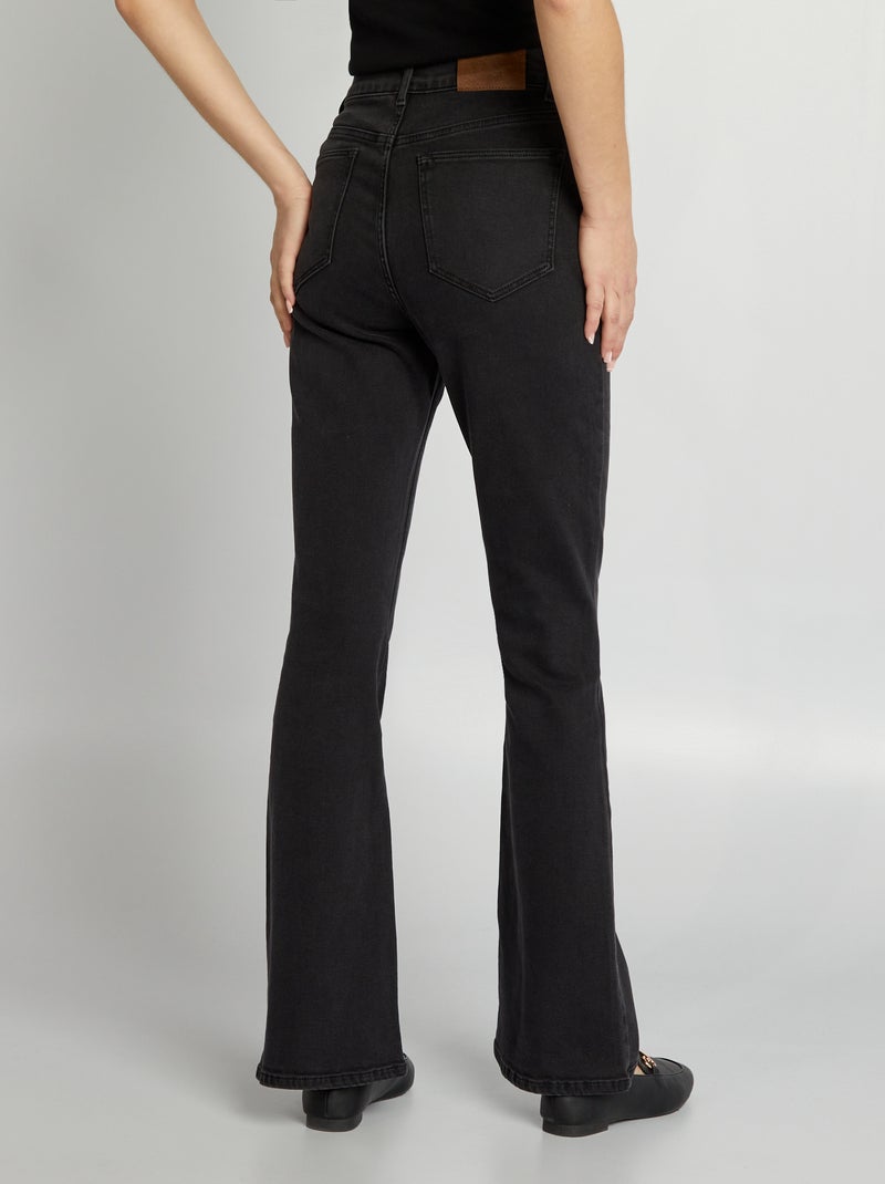 Jean flare/bootcut - L30 Noir - Kiabi