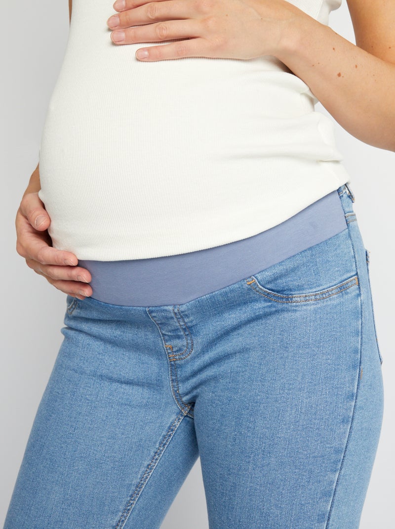 Jean grossesse skinny super stretch - Debut de grossesse - petit bandeau Triple stone - Kiabi