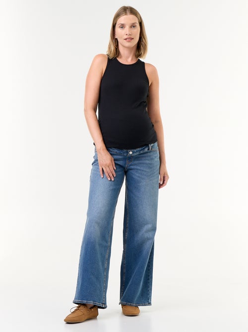 Jean grossesse wide leg - Kiabi