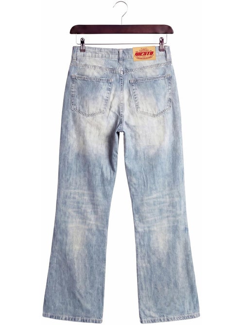 Jean homme à taille mi-haute et coupe évasée giesto - Kiabi Jean homme à taille mi-haute et coupe évasée giesto - Kiabi