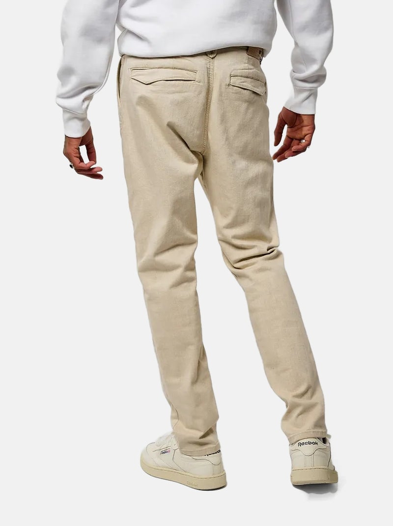Jean Kaporal taille élastique Beige - Kiabi