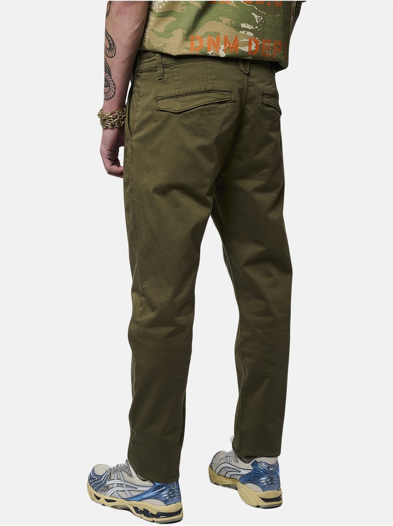 Jean Kaporal taille élastique Kaki - Kiabi
