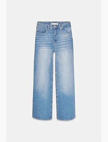 Jean large à taille haute dilvin