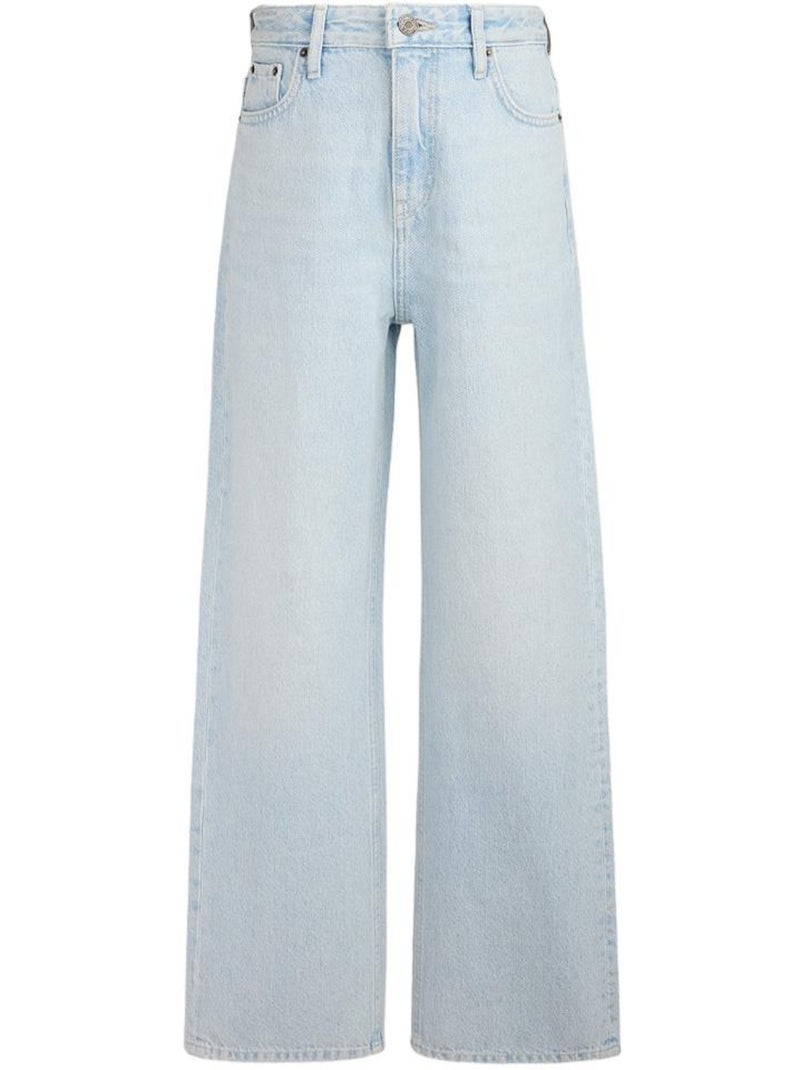 Jean large fille teddy smith Bleu - Kiabi