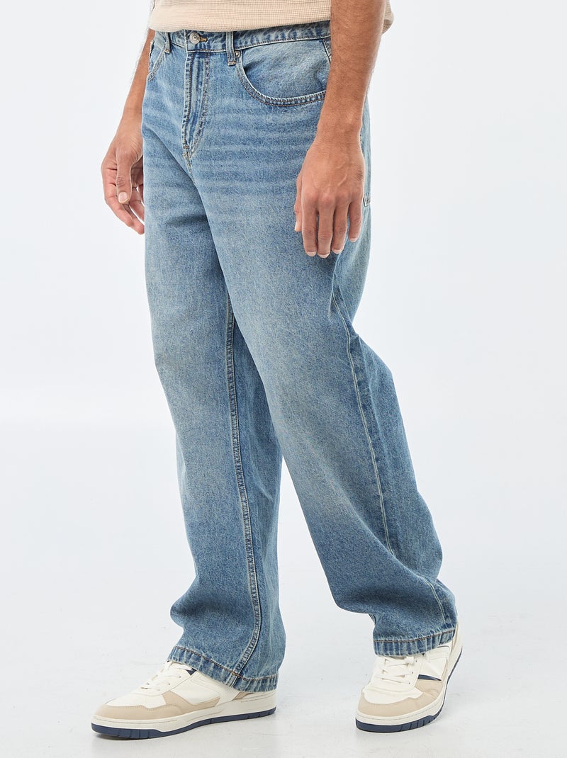 Jean large / relaxed fit à 5 poches Bleu - Kiabi
