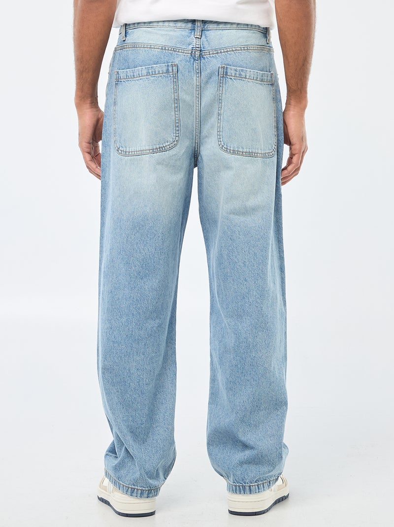 Jean large / relaxed fit à 5 poches Bleu - Kiabi